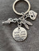 Keychain with Dance Charms