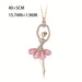 Pink Ballet Girls Necklace