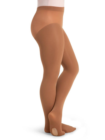 Capezio Ultra Soft Transition Tight Girls Dark Suntan 1916C