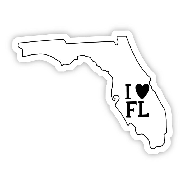 I Love Florida Sticker