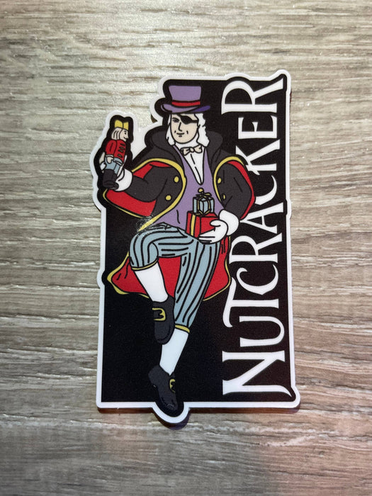 Nutcracker Ballet Drosselmeyer Vinyl Dance Sticker