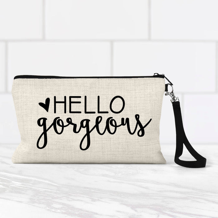 Hello Gorgeous Cosmetic Bag, Makeup Travel Tolietry Bag