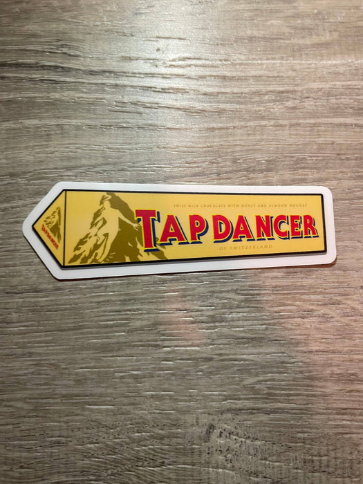 Tap Dancer Parody Vinyl Sticker