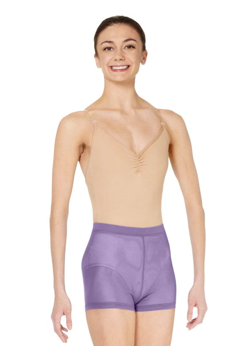 Lulli Dancewear LUB843 Womens Mesh Short Raven - Lavender