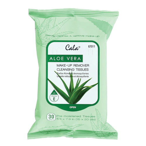 Cala Makeup Remover Wipes Tissue Cleanser - Aloe Vera
