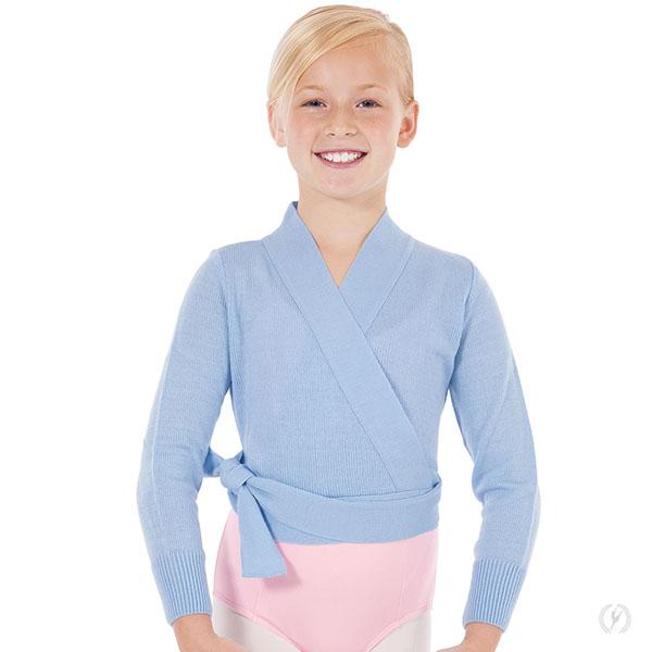 Eurotard 72523C Girls Soft Knit Wrap Ballet Sweater