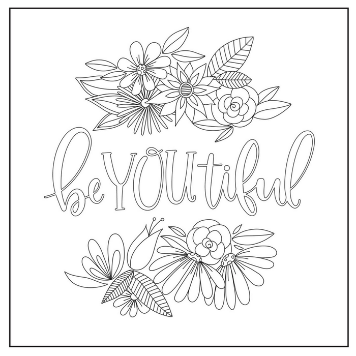 Encouragements: A Meditative Recovery Coloring Journal