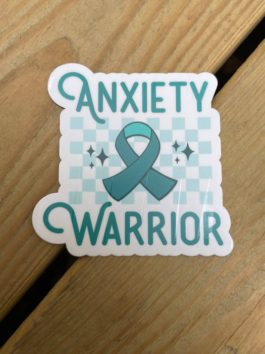 Anxiety Warrior Vinyl Sticker