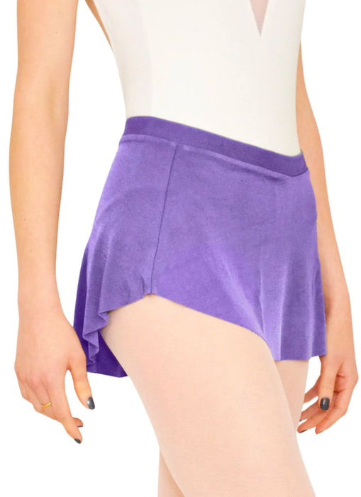 Bullet Pointe Short Pull-On Ballet Skirt - Violet