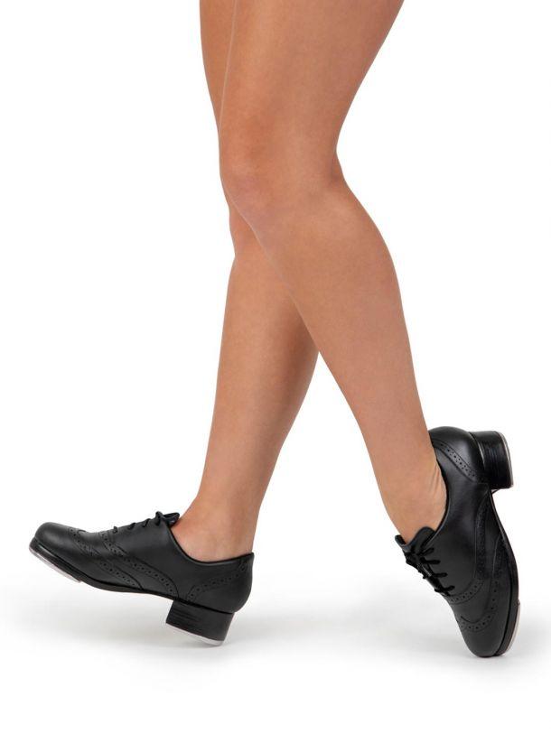 Capezio タップシューズ 960 ROXYTAP Capezio Roxy Lace Up Leather Tap Shoe - Adult