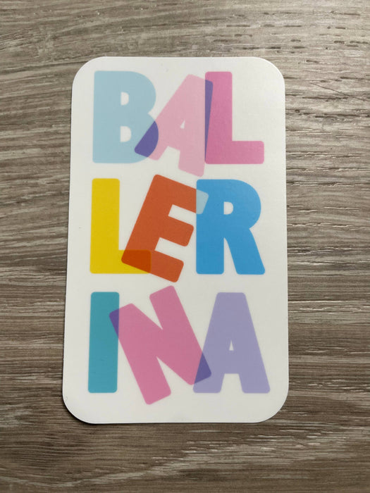 Ballerina Dance Vinyl Sticker
