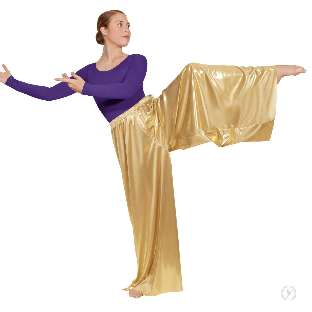 Sexy Dance Women Bottoms Wide Leg Palazzo Pant Paper Bag Waist