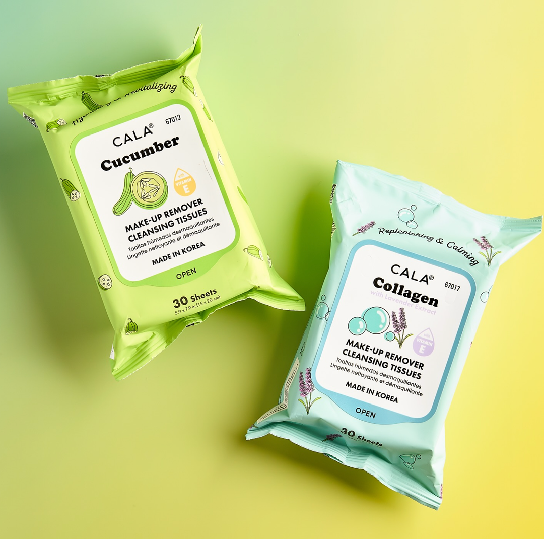 Cala Makeup Remover Wipes Tissue Cleanser: Collagen