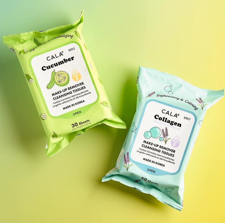 Cala Makeup Remover Wipes Tissue Cleanser: Collagen