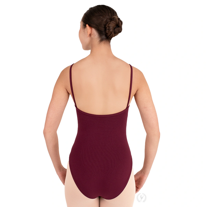 Eurotard Womens Cotton Princess Seam Camisole Leotard - Adult