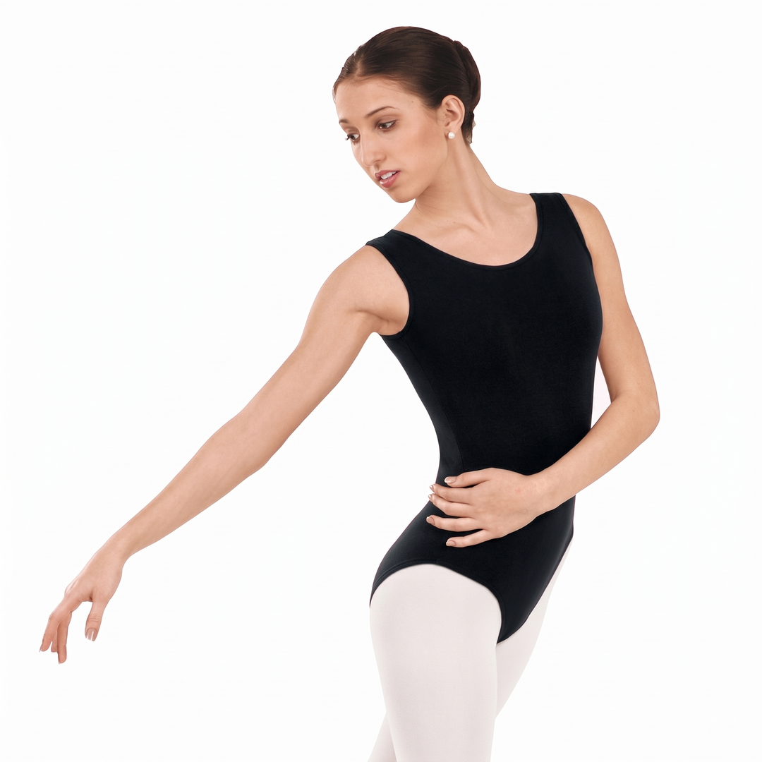 Eurotard Cotton/Lycra Tank Leotard - Adult