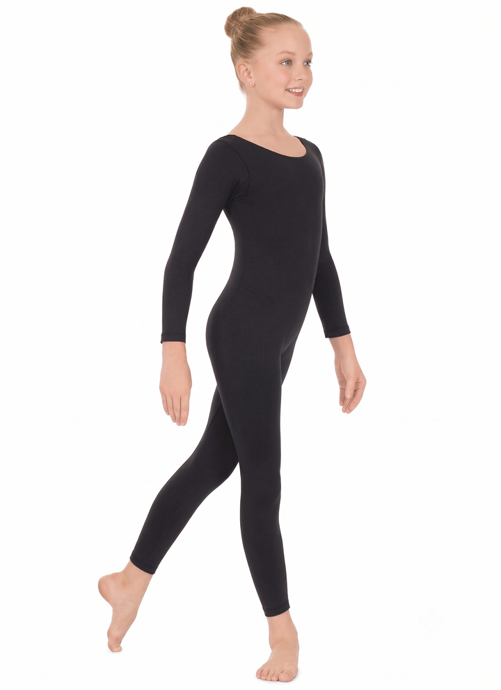 Eurotard Cotton/Lycra Long Sleeve Unitard - Child