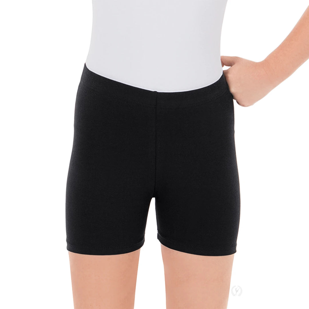 Eurotard Girls Cotton Lycra® Mid-Thigh Shorts - Child - 10262