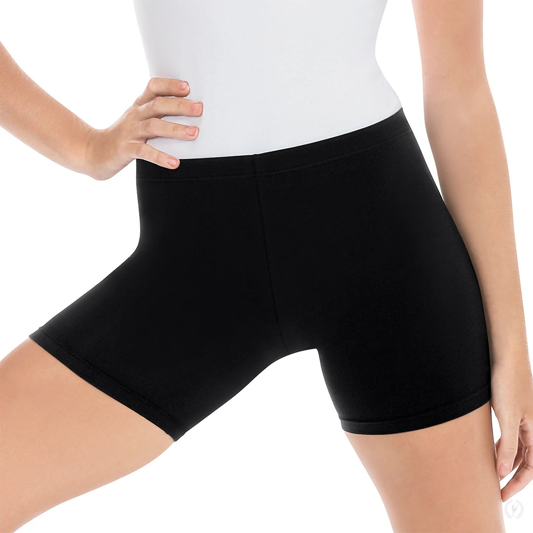 Eurotard Womens Cotton Lycra® Mid-Thigh Shorts - Adult - 10331