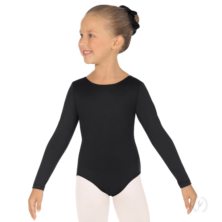 Eurotard Long Sleeve Cotton/Lycra Leotard - Child
