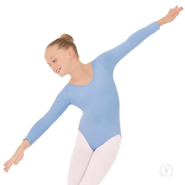 Eurotard Long Sleeve Cotton/Lycra Leotard - Child