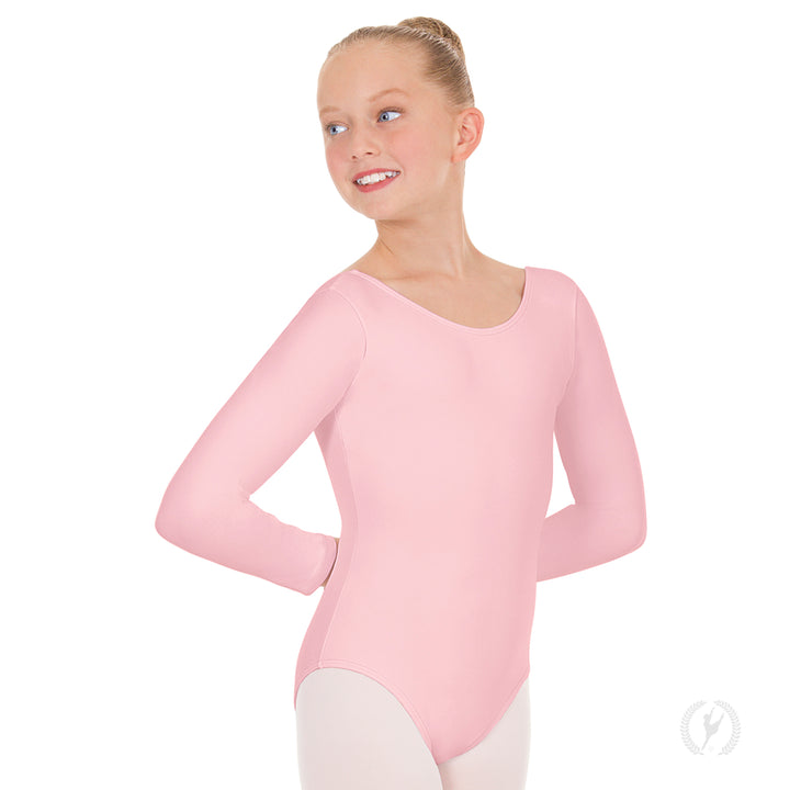 Eurotard Long Sleeve Cotton/Lycra Leotard - Child