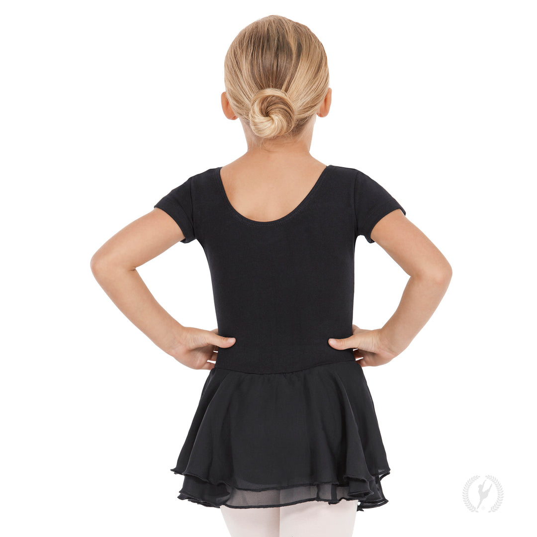 Eurotard Cotton Lycra® Short Sleeve Ballet Dress - Child