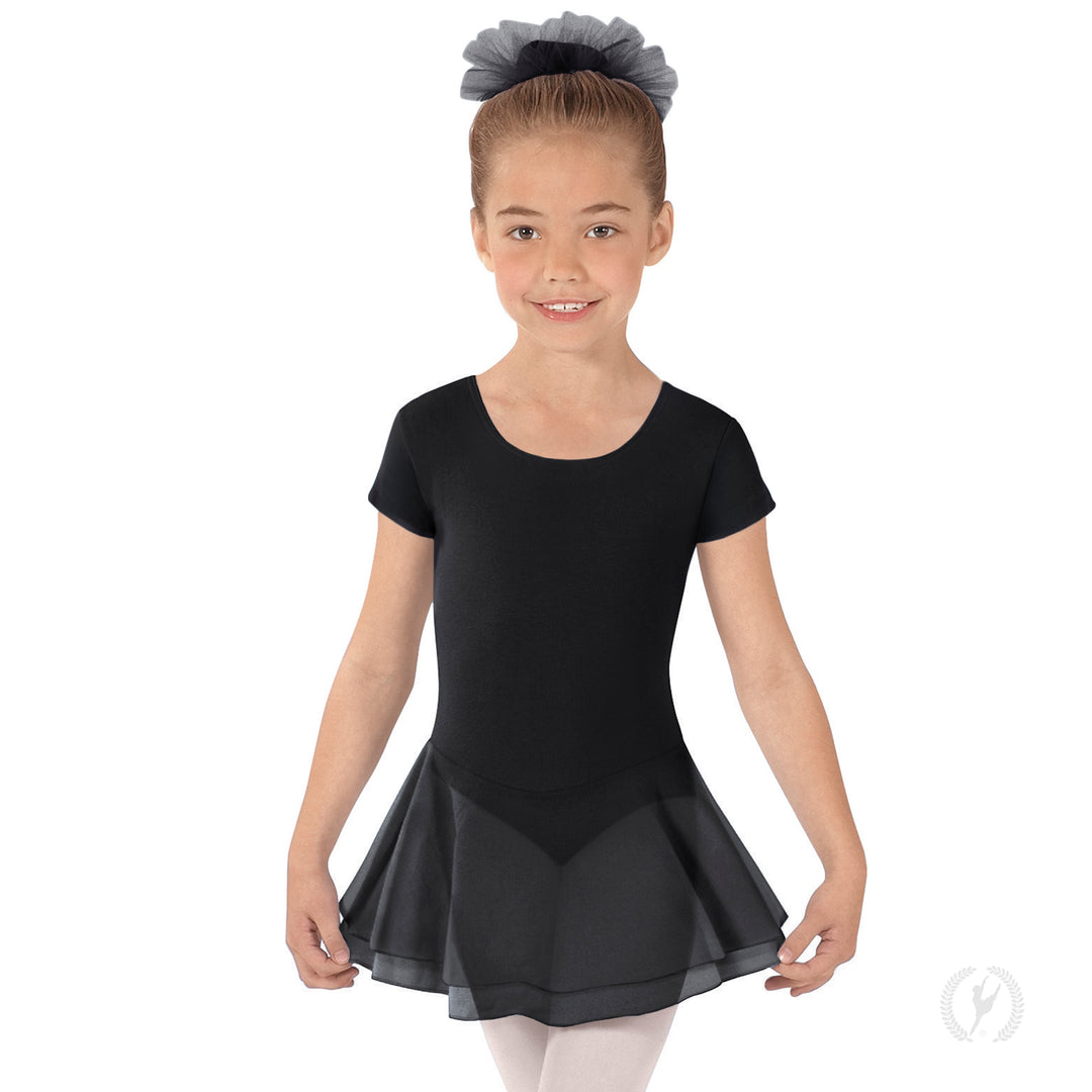 Eurotard Cotton Lycra® Short Sleeve Ballet Dress - Child