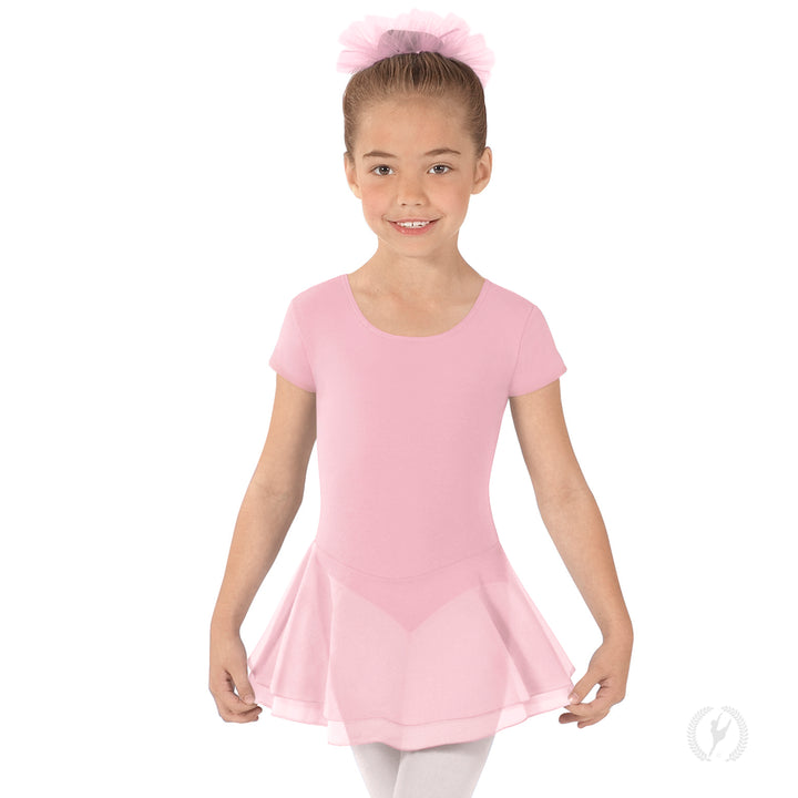 Eurotard Cotton Lycra® Short Sleeve Ballet Dress - Child