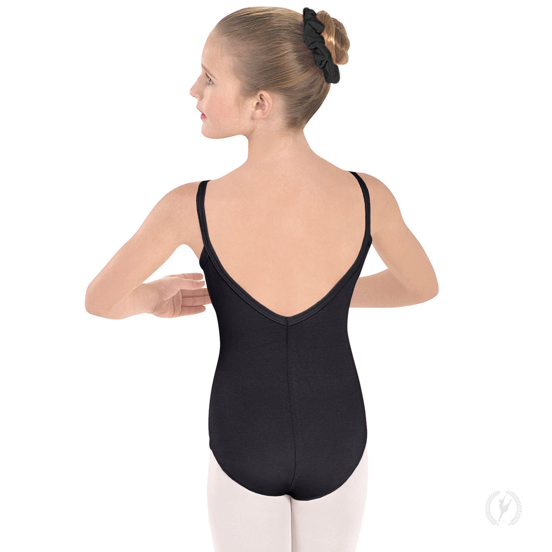 Eurotard Girls Cotton/Lycra "V" Back Camisole Leotard
