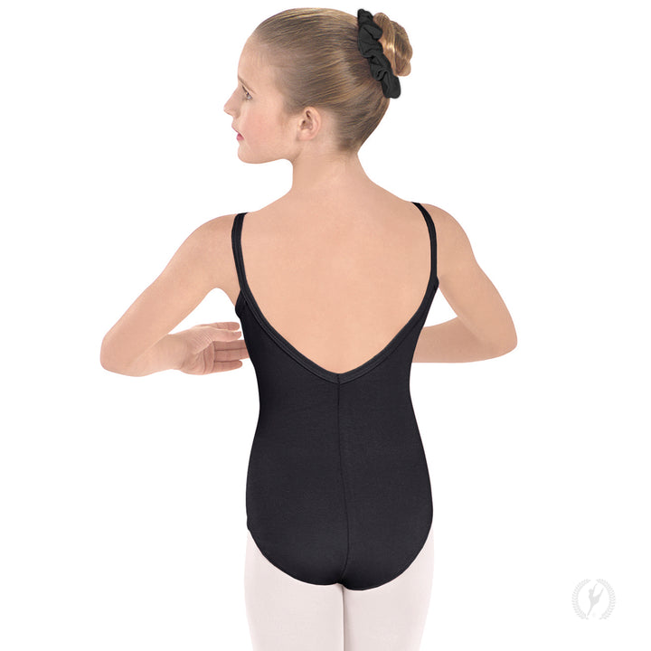 Eurotard Girls Cotton/Lycra "V" Back Camisole Leotard