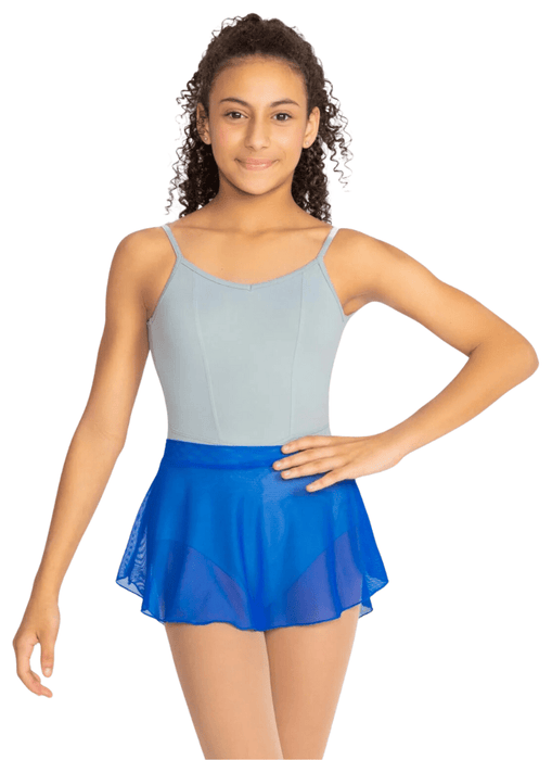 So Danca SL217 Child Wave Pull On Skirt - Celestine Blue