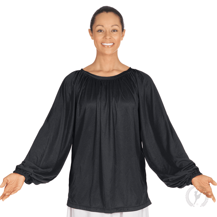 Eurotard 13673 Long Sleeve Polyester Peasant Style Blouse - Adult