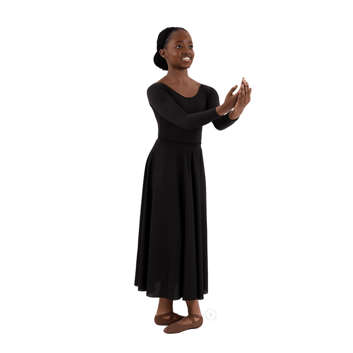 Eurotard 13778K/C Full Length Polyester Circle Skirt - Kids/Child