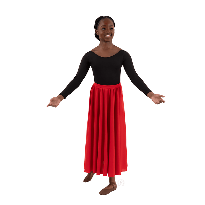 Eurotard 13778K/C Full Length Polyester Circle Skirt - Kids/Child