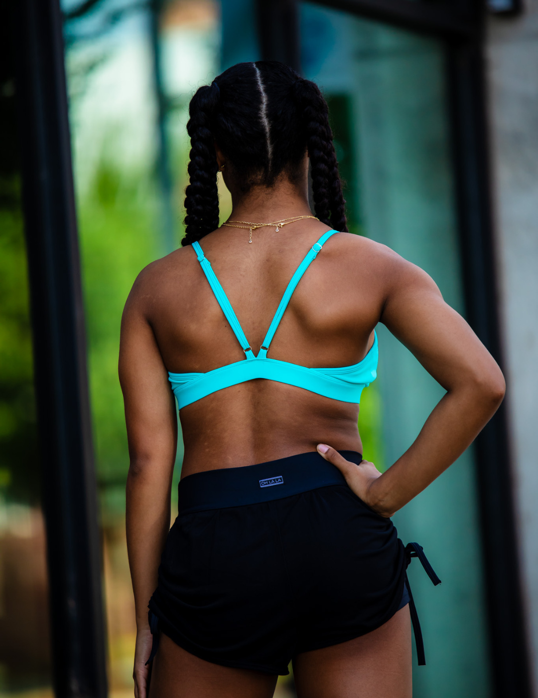 The Be The Energy Top (OLL427-AQW) - Aqua Wash