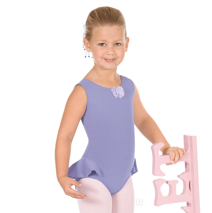 Eurotard Flutter Skirted Leotard Dress for Girls - Child