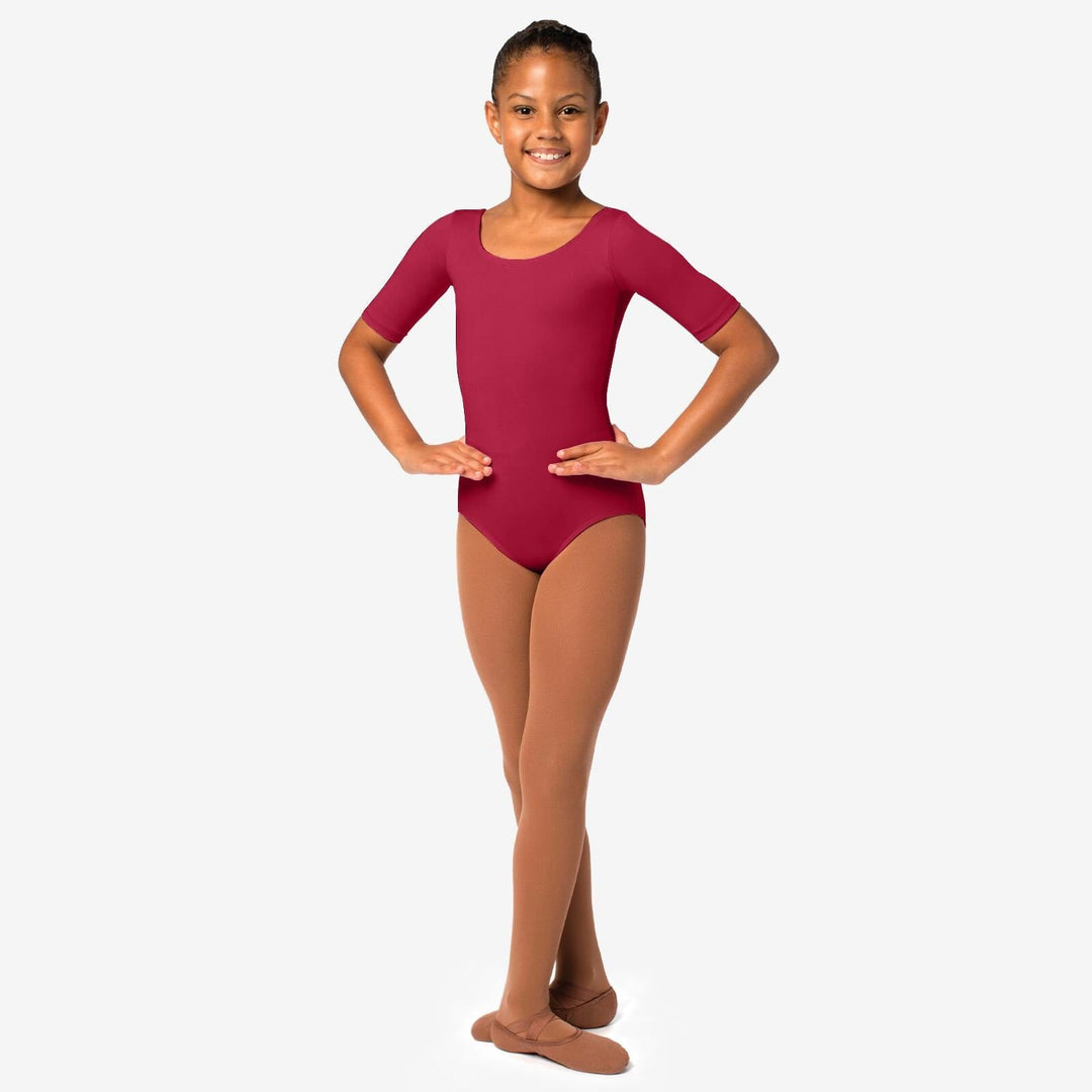 So Danca Charmaine Half Sleeve Basic Leotard - Child