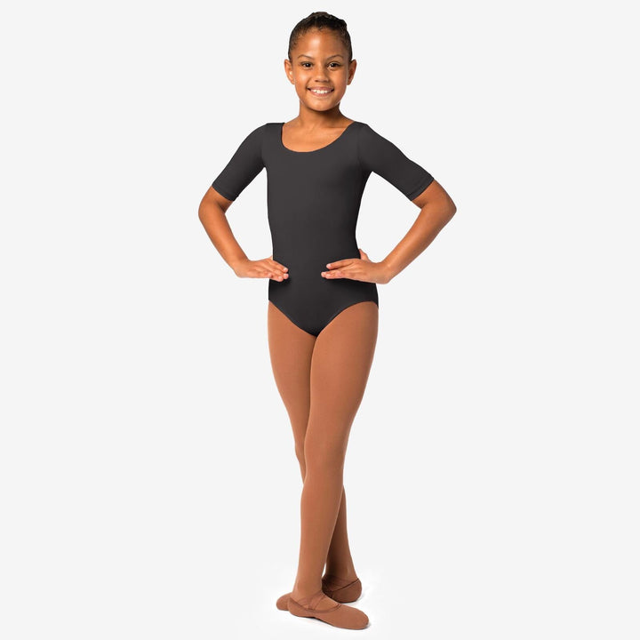 So Danca Charmaine Half Sleeve Basic Leotard - Child