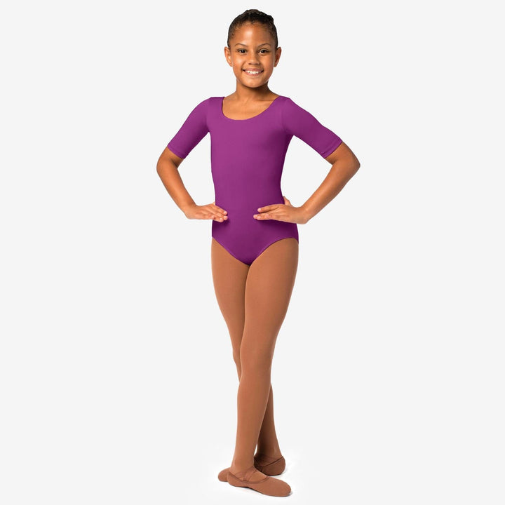 So Danca Charmaine Half Sleeve Basic Leotard - Child