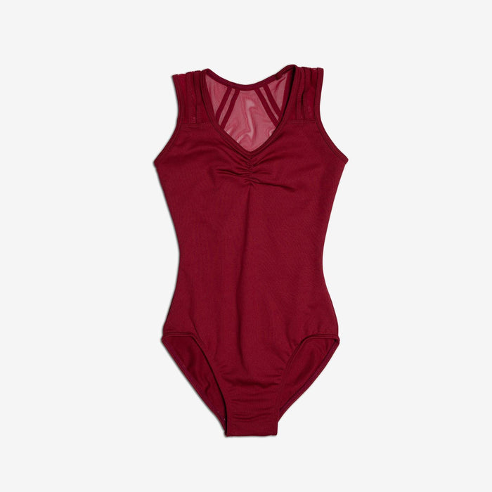 Red swimsuit on a white background