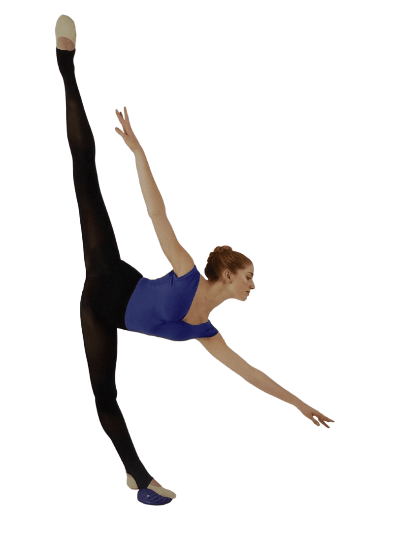 Dancer on a balacne board