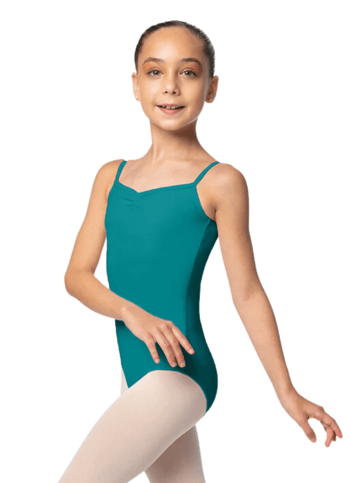 So Danca SL05 Child Pinch Front Leotard - Tropical Green