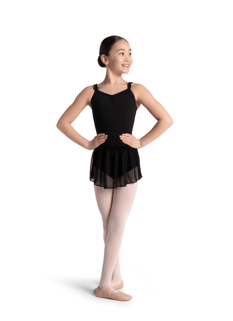 Capezio 12072C Pluto Pull-on Skirt Black - Front