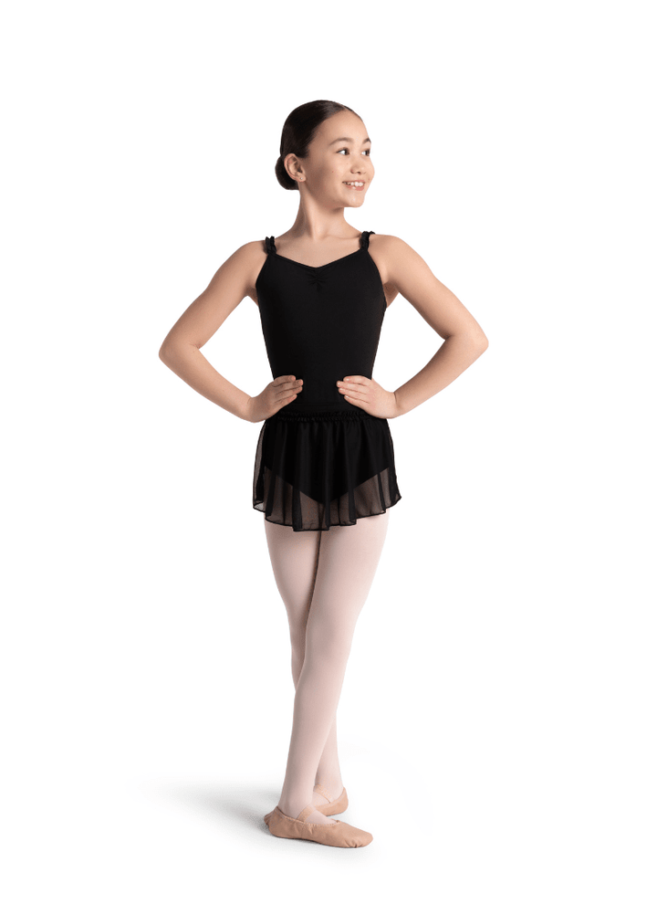 Capezio 12072C Pluto Pull-on Skirt Black - Front