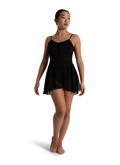 Capezio 12058W Theresa Pull-On Skirt Black - Front
