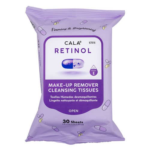Cala Makeup Remover Wipes Tissue Cleanser: Collagen