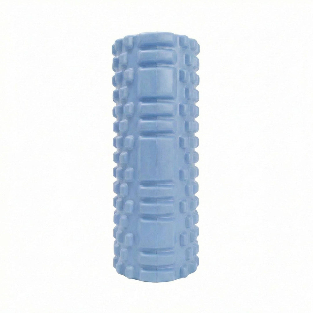 2-PC Textured Foam Roller for Deep Tissue Muscle Recovery and Mobility: Light Blue / One Size Fits Most