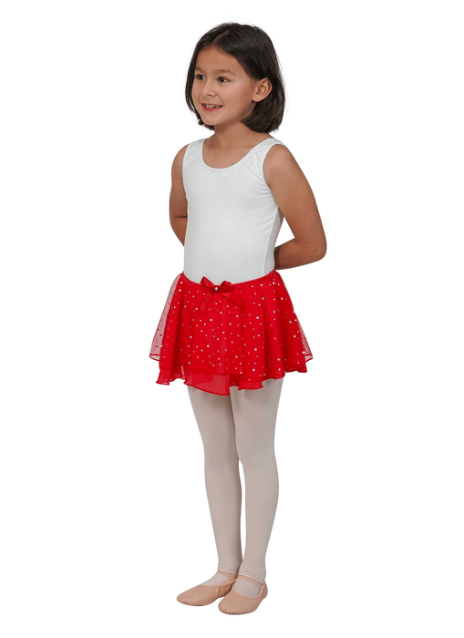 Danz N Motion 233 Girls Crystal Sparkle Dance Skirt