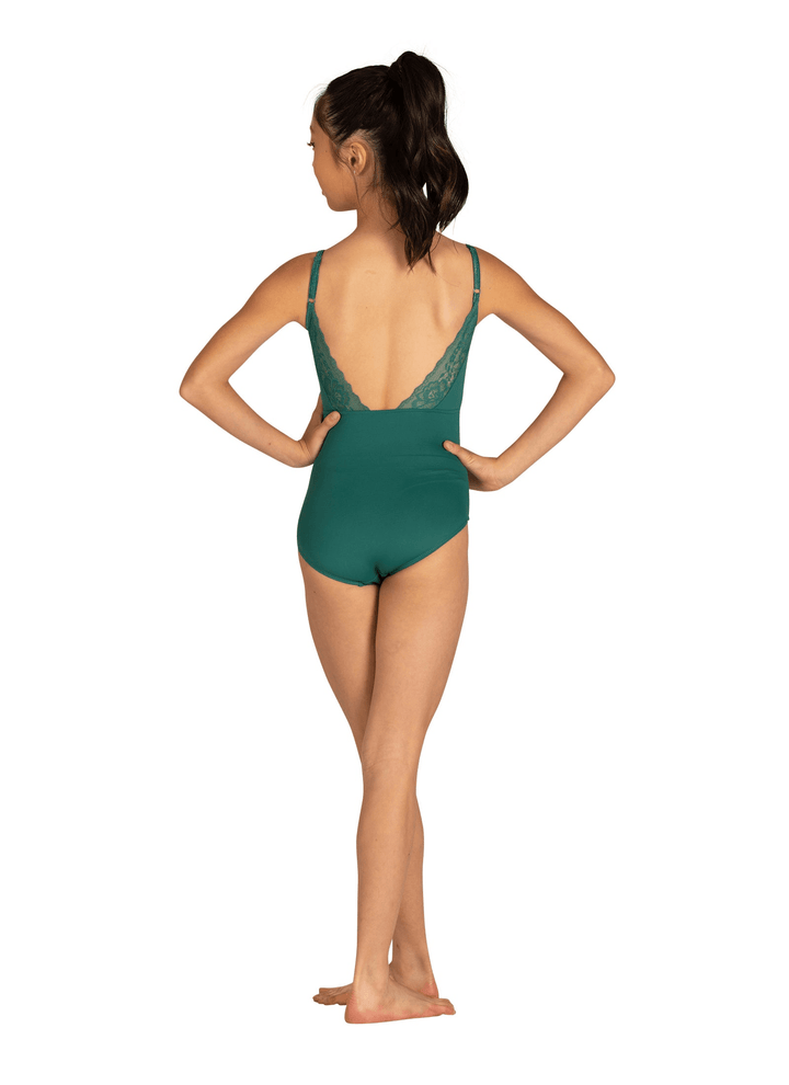 Danz N Motion 24108C/A Elise Wide Lace Camisole Leotard